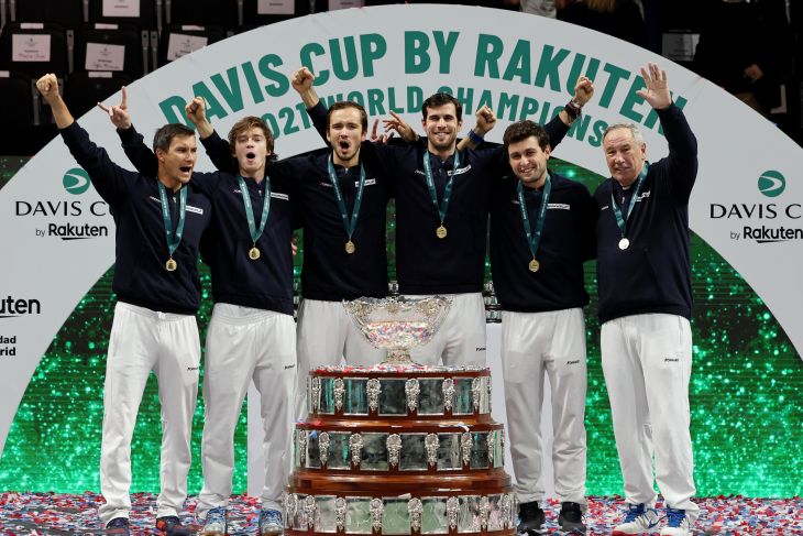 Rusia raih gelar juara Piala Davis