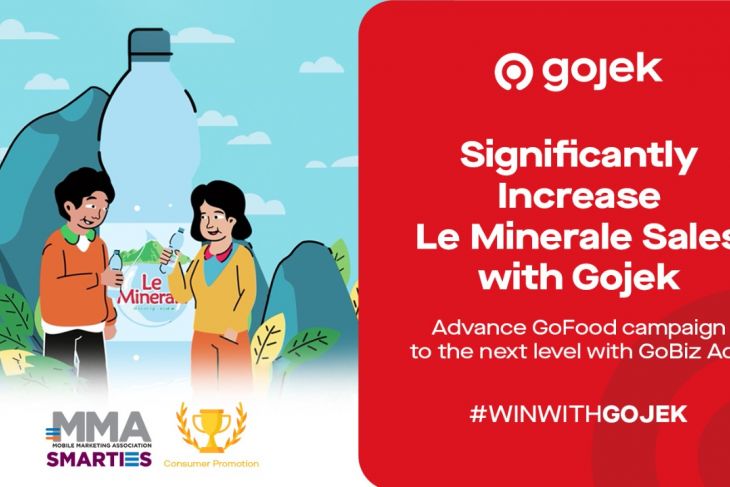Gojek campaign with Le Minerale wins Gold in 2021 MMA Smarties Award
