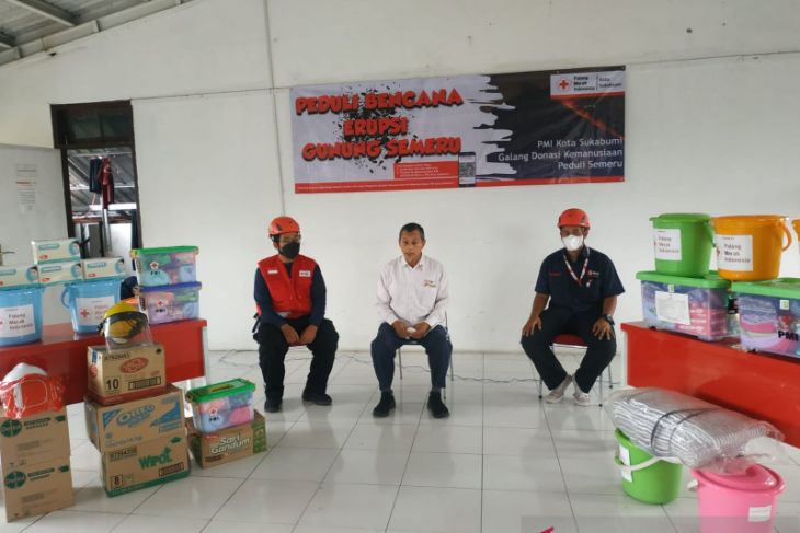 PMI Kota Sukabumi galang donasi kemanusiaan peduli erupsi Semeru