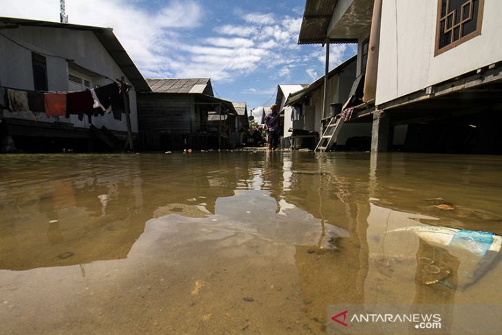 Banjir rob di Lhokseumawe