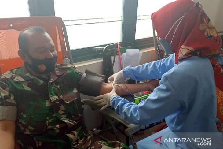 250 prajurit di Babel donorkan darah peringati Hari Juang TNI AD