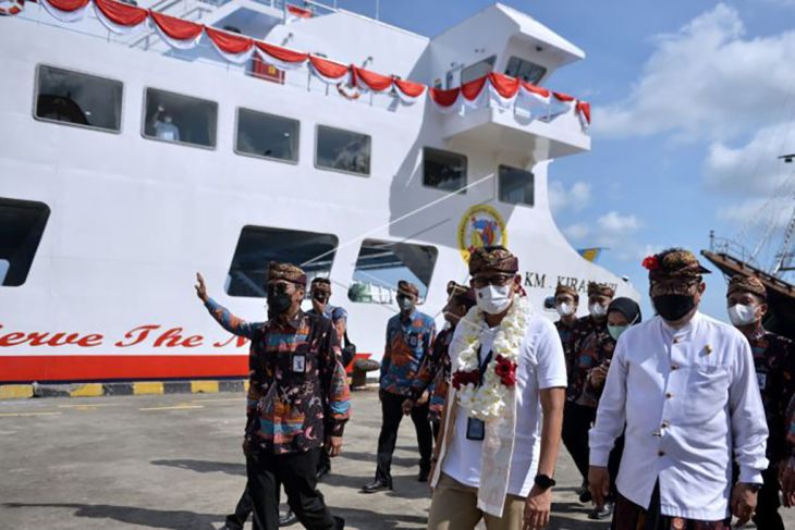 Peresmian KM Kirana VII di Benoa