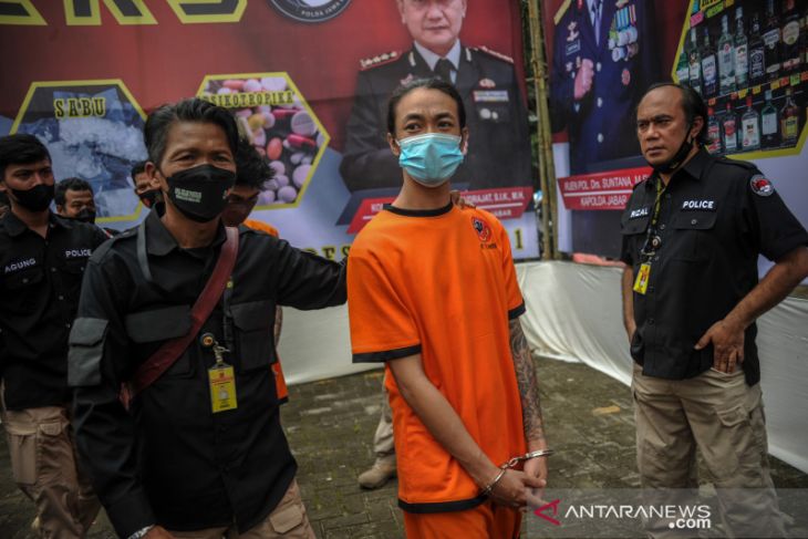 Pengungkapan kasus narkotika oleh Polda Jawa Barat 