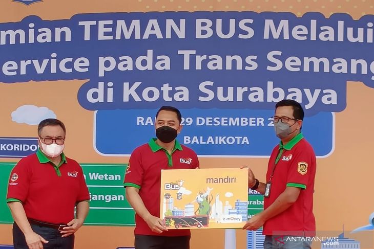 Mandiri E-money pada Layanan Teman Bus Surabaya
