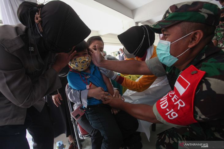 Vaksinasi Merdeka Anak di Jawa Timur