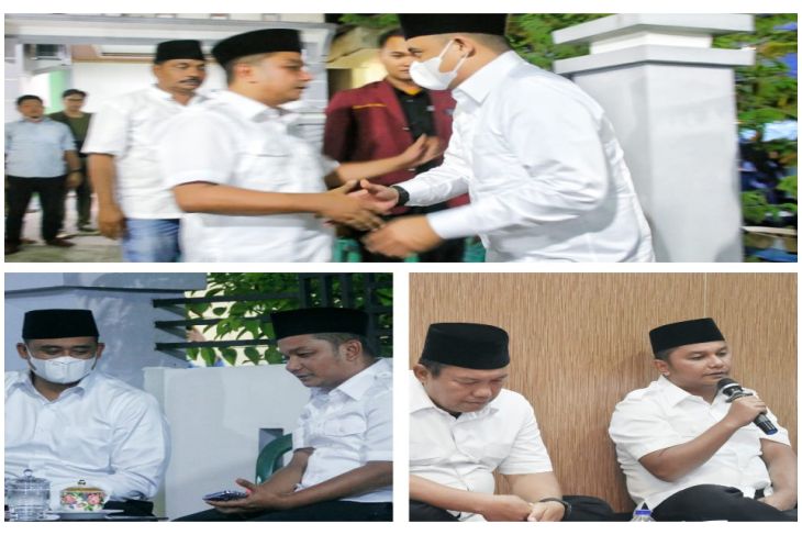 Bobby Nasution hadir langsung sampaikan belasungkawa kepada Bupati Tapteng di rumah duka Barus