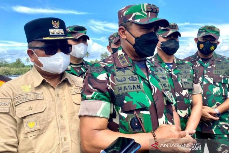 Pangdam Iskandar Muda akan promosikan udang vaname di Aceh Barat ke KKP