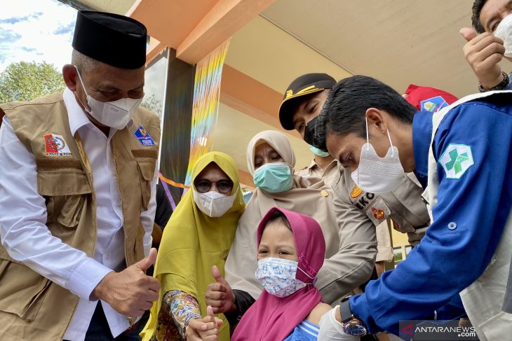 Vaksinasi COVID-19 untuk siswa SD di Nagan Raya dimulai