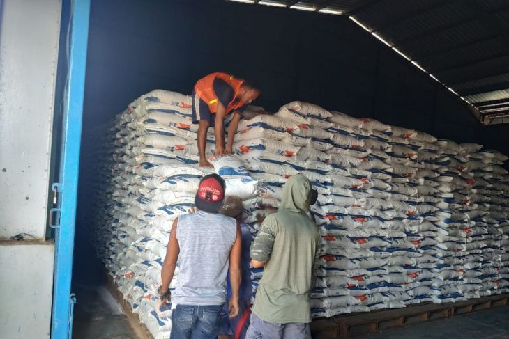 Stok beras di Perum Bulog Kabupaten Belitung capai 376 ton