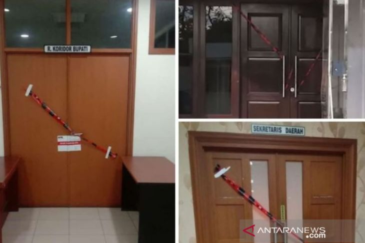 Rumah Jabatan Bupati dan ruangan kantor Pemerintah Kabupaten Penajam disegel KPK
