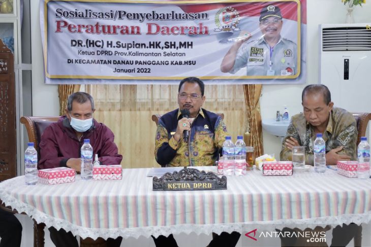 Ketua DPRD Kalsel terus sosialisasikan Perda penyelenggaraan penanggulangan bencana