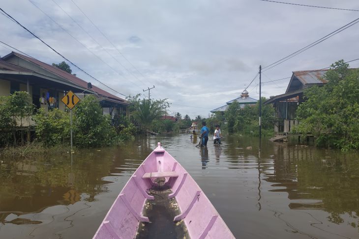 Empat kecamatan diterjang banjir di Kapuas Hulu