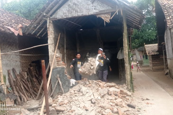 BPBD Lebak: 274 rumah rusak akibat gempa tektonik