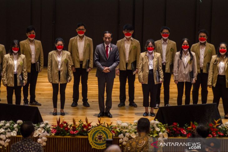 Kuliah umum Presiden Joko Widodo di kampus Unpar 