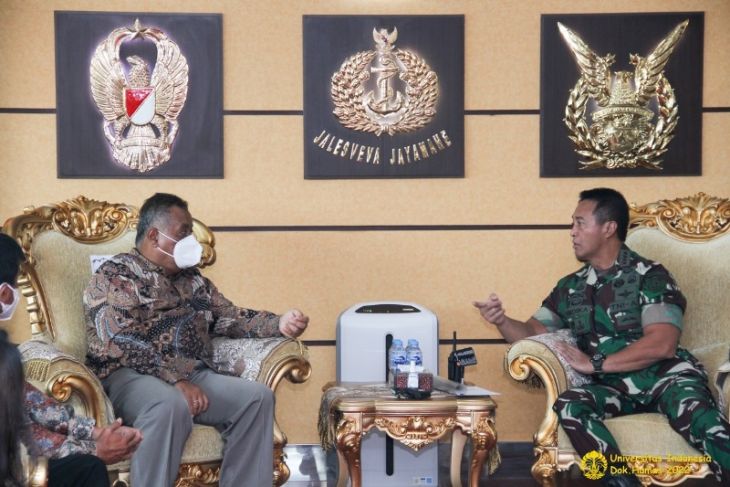 Rektor UI temui Panglima TNI untuk perkuat kerja sama