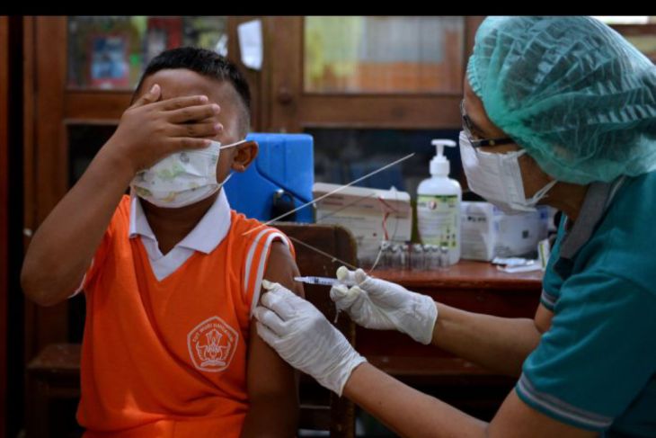 Capaian vaksinasi anak di Bali