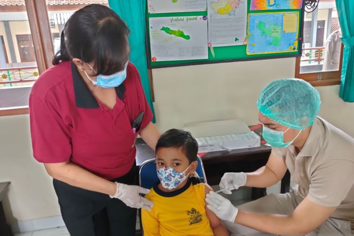 Di Bali, Vaksinasi COVID-19 usia 6-11 tahun capai 104 persen