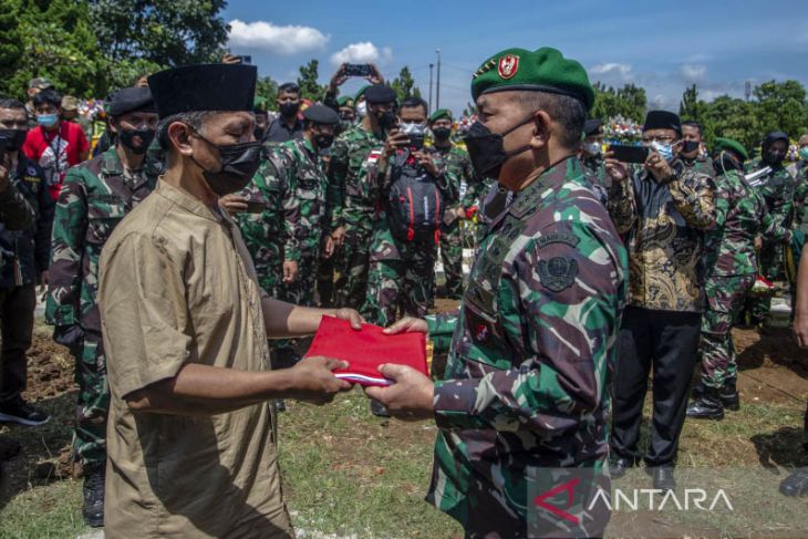 Pemakaman prajurit TNI Gugur di Papua 