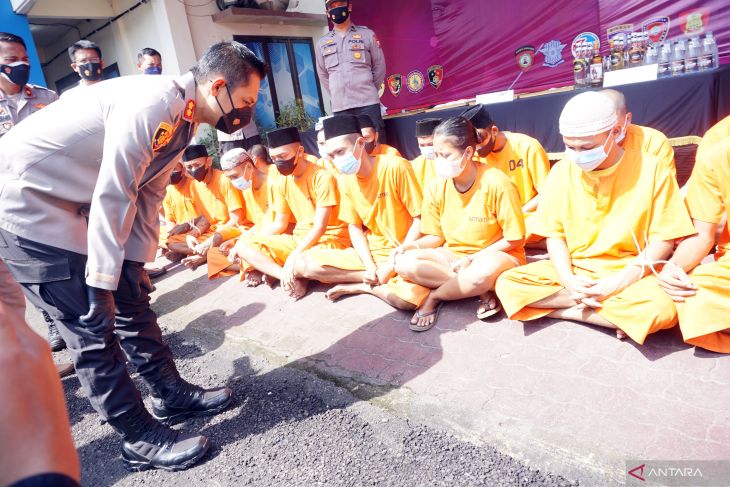 Gelar Perkara Narkoba di Polres Tulungagung