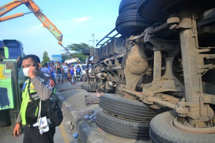 Kecelakaan truk di Kudus