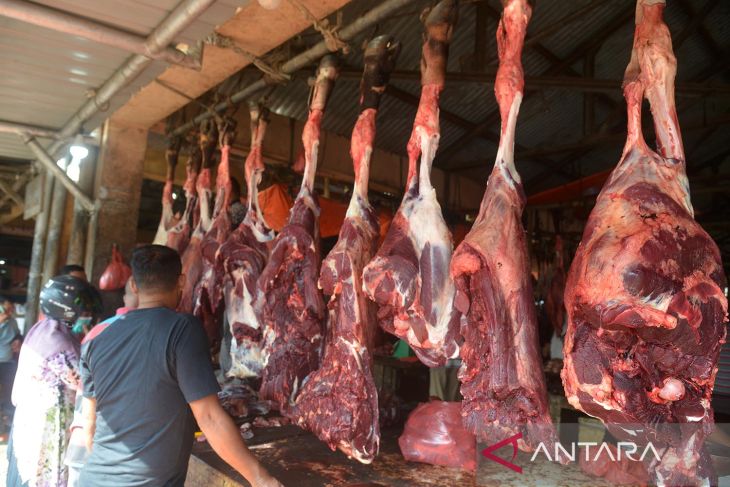 Harga daging naik jelang meugang Ramadhan