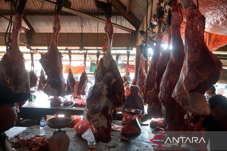 Harga daging naik jelang meugang Ramadhan