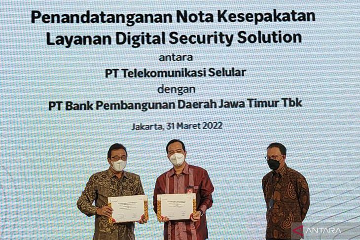 Telkomsel Dukung Digital Security Solution Bank Jatim