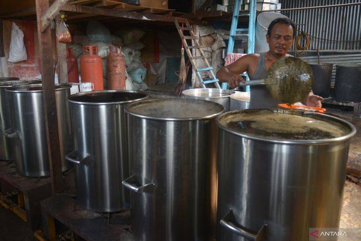 PRODUKSI CINCAU MENINGKAT BULAN RAMADHAN