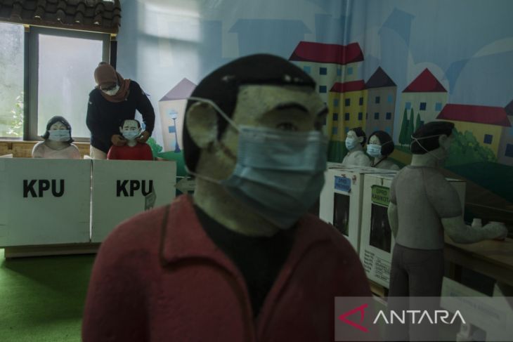 Diorama pemilu saat pandemi COVID-19