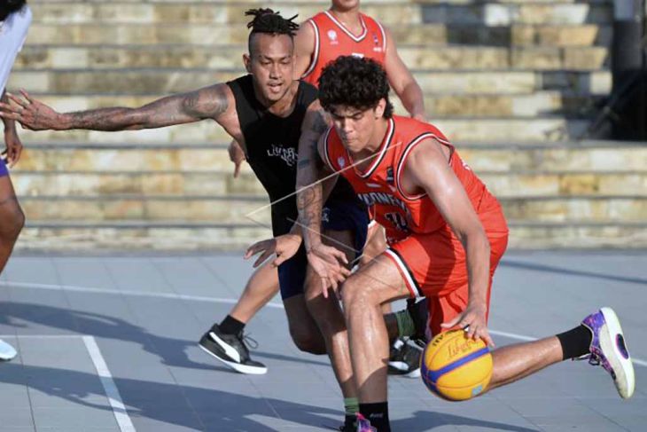 Timnas Basket 3X3 Indonesia latihan di Bali