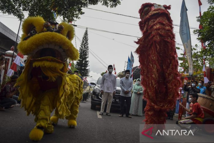 Peresmian kampung kerukunan antar umat beragama 