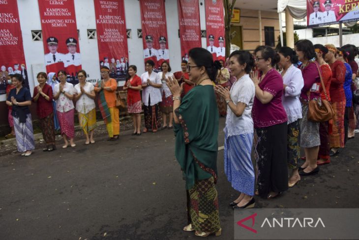 Peresmian kampung kerukunan antar umat beragama 