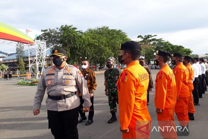 Kapolres Kotabaru pimpin apel gelar pasukan Ketupat Intan 2022