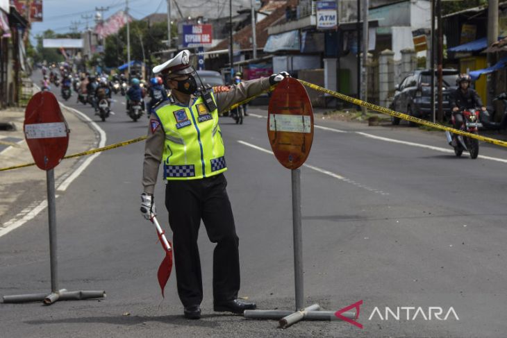 Pengalihan arus kendaraan di jalur selatan 