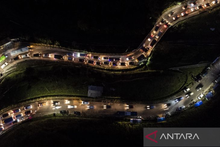 Arus balik Lebaran di jalur selatan Lingkar Gentong 