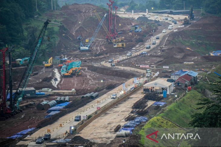 Arus balik di jalur fungsional tol Cisumdawu