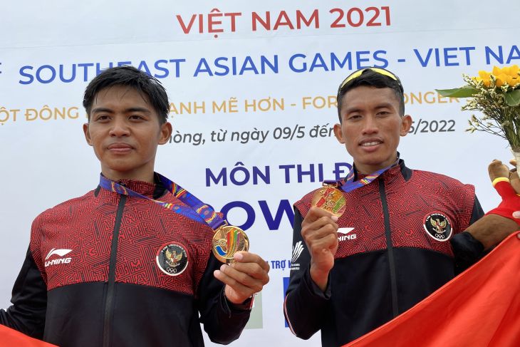 Dayung sumbang empat emas lagi di SEA Games Vietnam