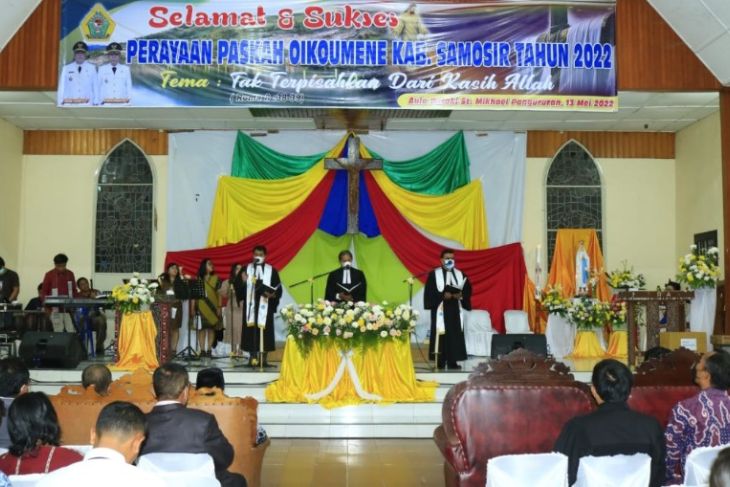 Perayaan Paskah Oikumene Kabupaten Samosir tahun 2022
