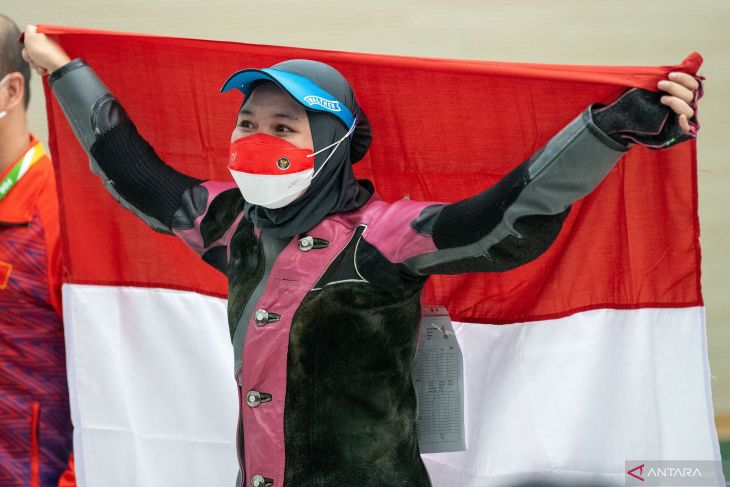SEA Games - Klasemen medali: Indonesia naik ke peringkat empat