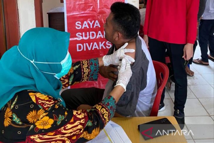 43,56 juta jiwa penduduk Indonesia sudah menerima vaksinasi penguat