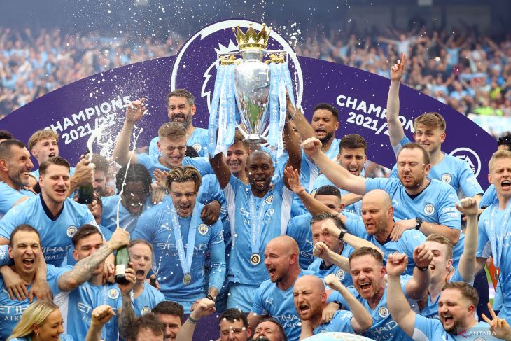 Manchester City juara Liga Inggris 2021/2022