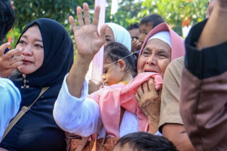 Pelepasan jamaah calon haji di Bogor