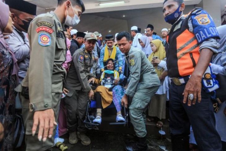 Pelepasan jamaah calon haji di Bogor