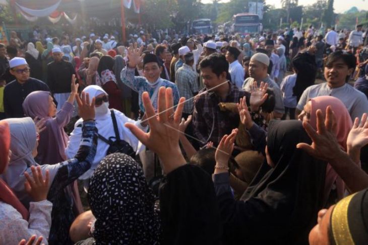 Pelepasan jamaah calon haji di Bogor