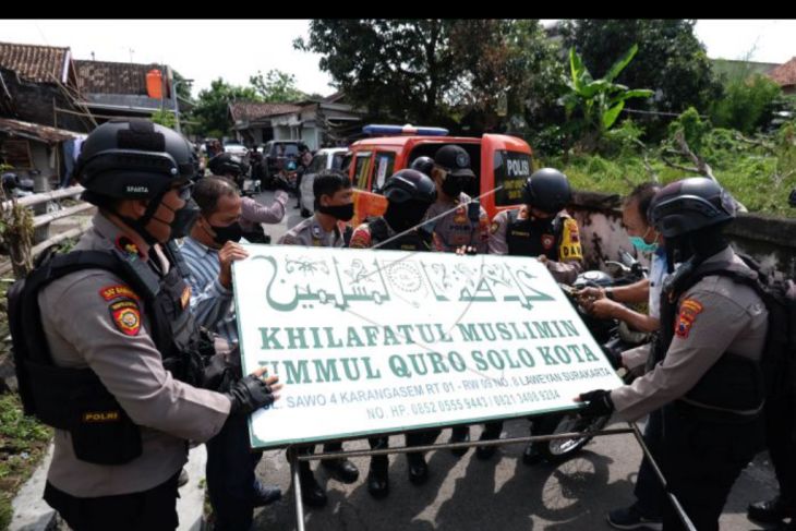 Polisi hentikan paham Khilafatul Muslimin