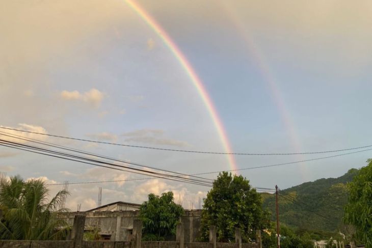 Twinned-Rainbow Terjadi di Aceh Besar, begini penjelasan BMKG Aceh