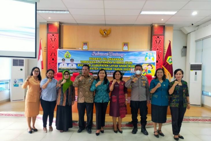 Pemkab Samosir ikuti penilaian Kabupaten Layak Anak Tahun 2022
