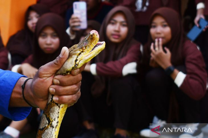 Edukasi Penanganan Ular Kepada Anggota Pramuka