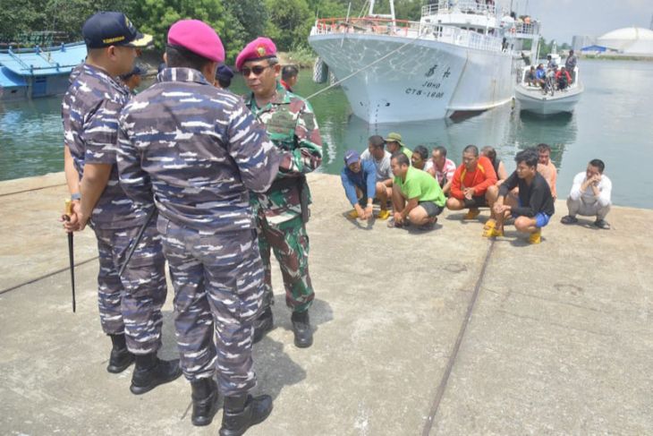 TNI AL tangkap kapal nelayan asing di perairan Lhokseumawe