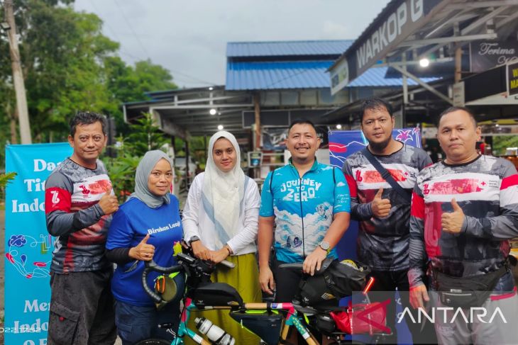 Kampanye nul karbon untuk Indonesia, peserta JTZ tiba di Labuhanbatu